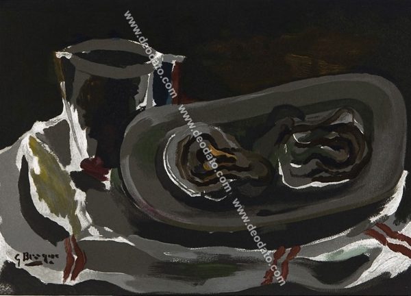 Still life and oysters