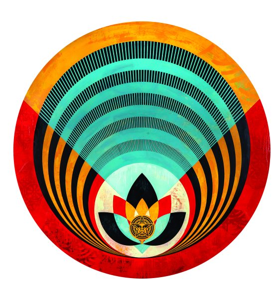 Circular Radiant Lotus