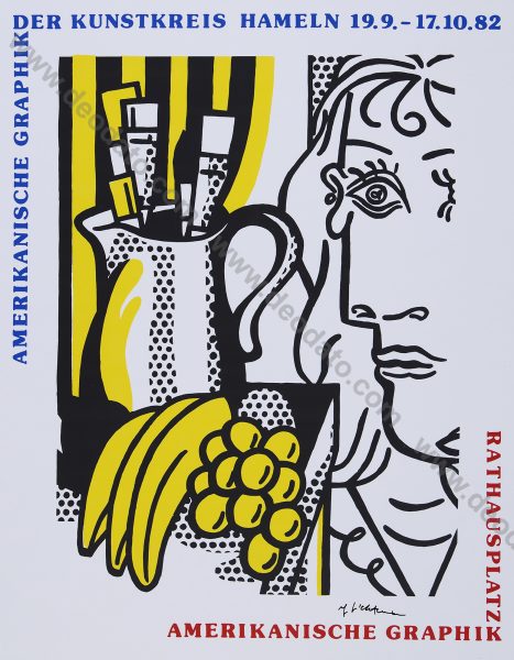 Still Life with Picasso - Signed Poster