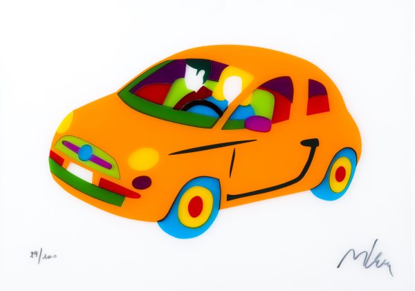 Fiat 500 Fluo (Orange)