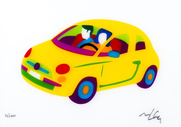 Fiat 500 Fluo (Yellow)