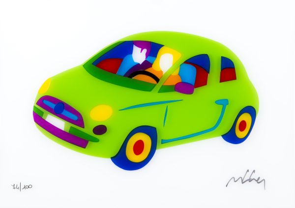 Fiat 500 Fluo (Green)