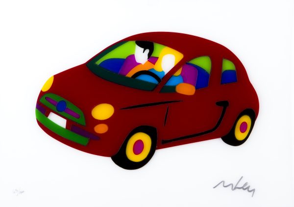 Fiat 500 Vintage (Bordeaux)