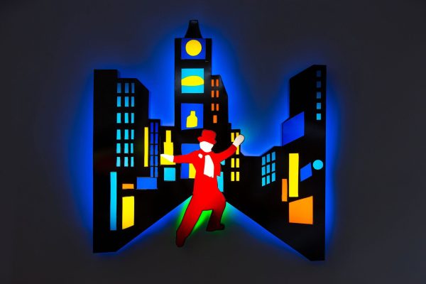 Times Square Ballerino (Light Sculpture)