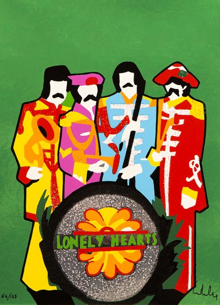 Beatles Lonely Hearts - Screenprint