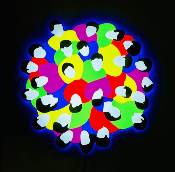 Il Volto degli altri (light sculpture)