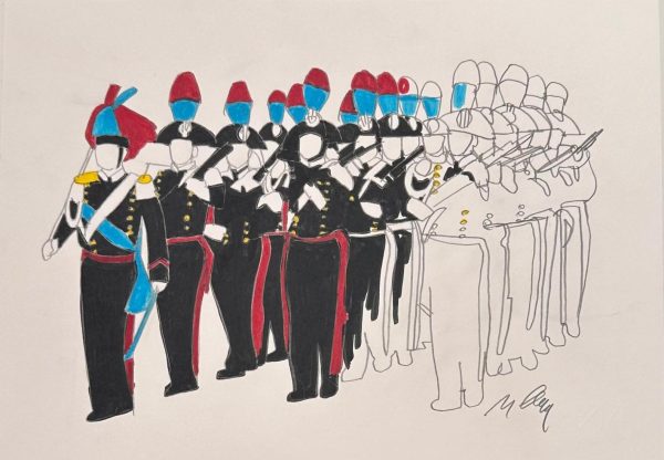 Carabinieri in marcia
