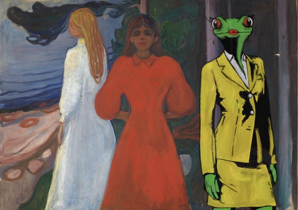 Rouge et blanc and green