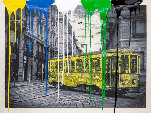 Tram Milan - Yellow