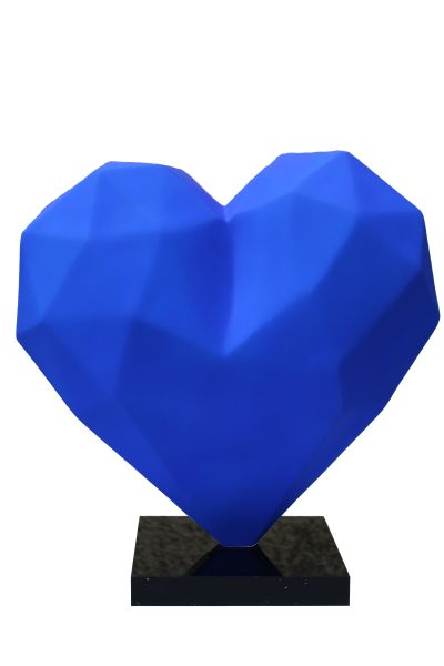 Heart - Resin Matte Blue