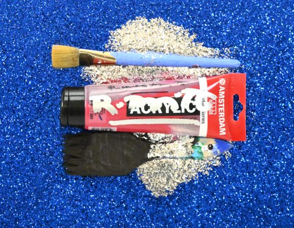 Best Friend Dark Blue Glitter