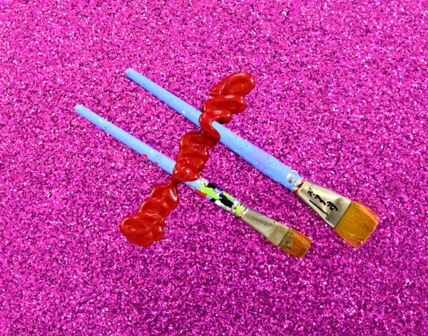 Best Friend Magenta Glitter