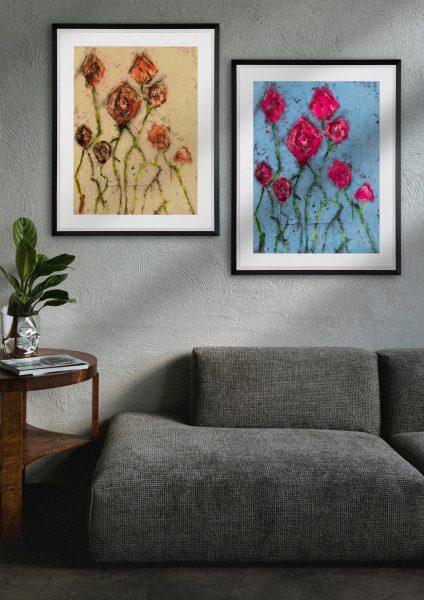 Yesterday’s Flowers (Diptych)