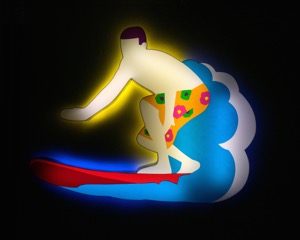 Surfista (light sculpture)