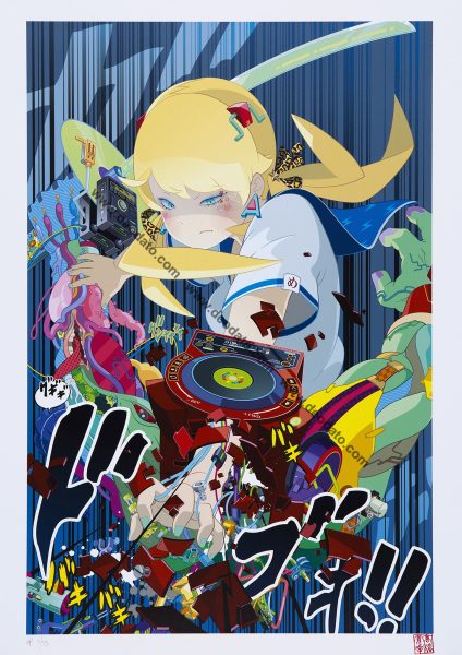 Sailor girl against the monster