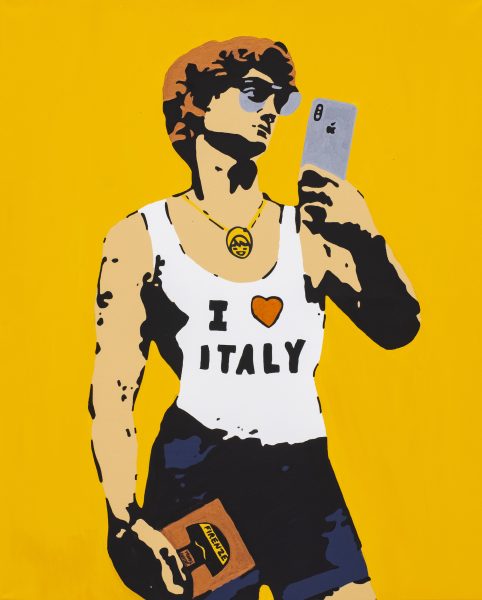 David the tourist - Yellow