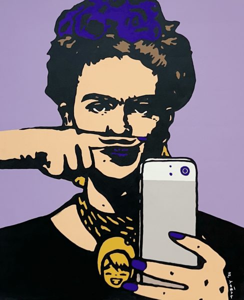Frida's Selfie - Light Purple