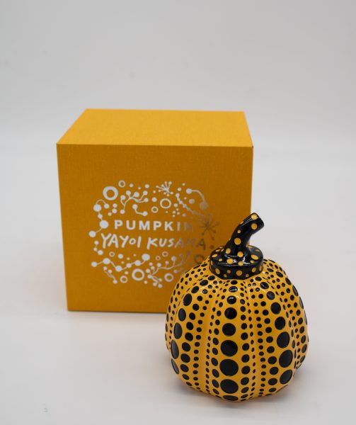 Original Pumpkin Sculpture (Yellow & Black)