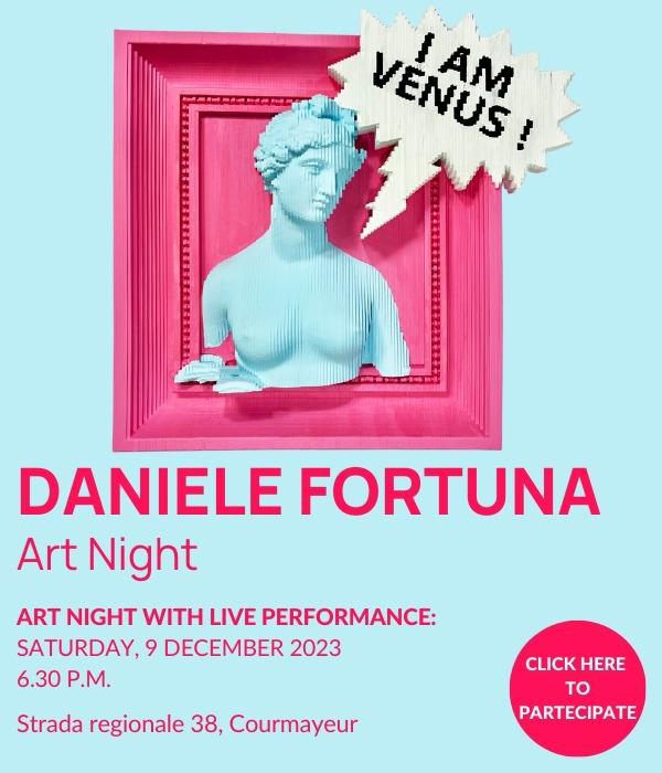 Daniele Fortuna Art Night Deodato Arte Courmayeur