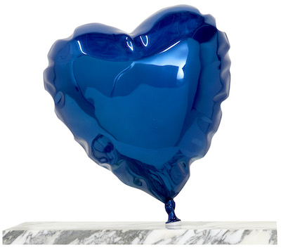 Mr Brainwash - Balloon Heart Blue Mr Brainwash - Balloon Heart Blue