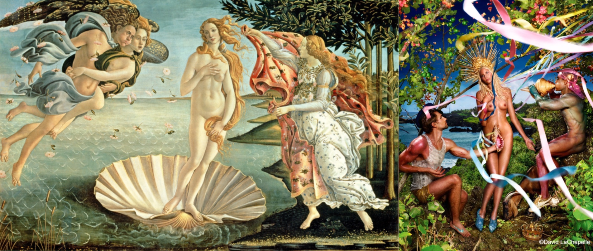 The (re)birth of Venus by David LaChapelle