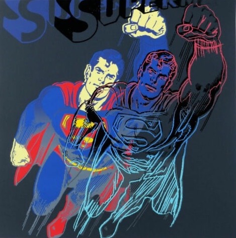 Andy Warhol - Superman - Myths Portfolio (1981)