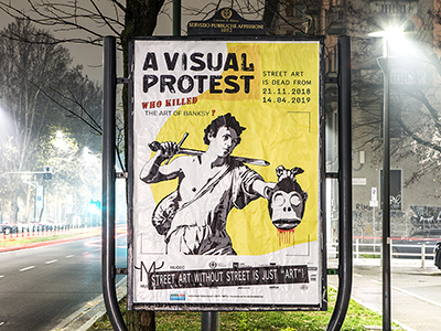 Manifesto “Street Art without Street is ‘Just’ Art” di Mr. Savethewall